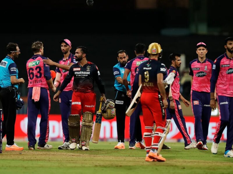 राजस्थान रॉयल्स हार के बाद भी पॉइंटस टेबल में टॉप पर, इस नंबर पर है आरसीबी की टीम