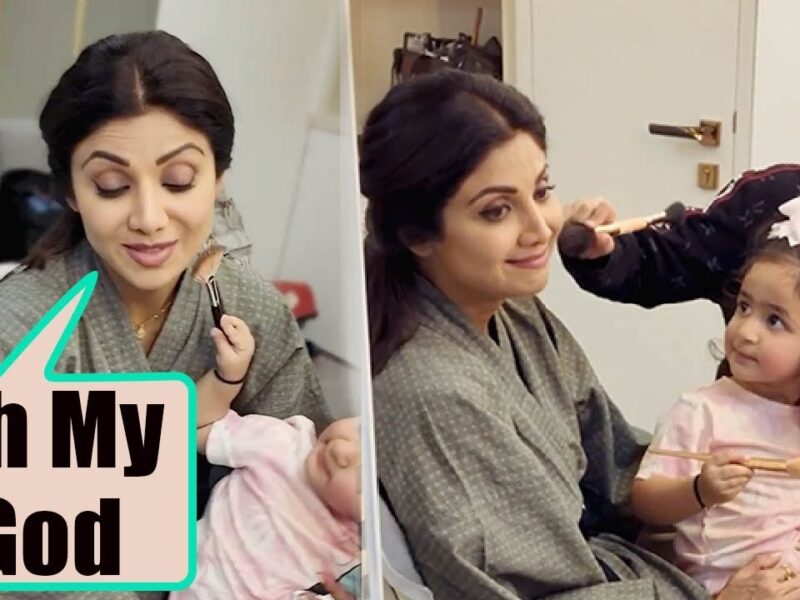 Shilpa Shetty के क्यूट से बच्चों ने किया अपनी मां का मेकअप, वीडियो देख नहीं रोक पाएंगे हंसी