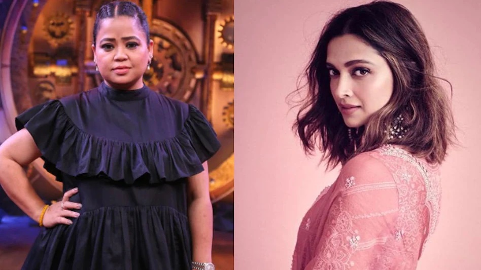 Bharti Singh ने  थंगाबली बन कर दीपिका को उठाया गोद, पूरा कर दिया किंग खान का चैलेंज