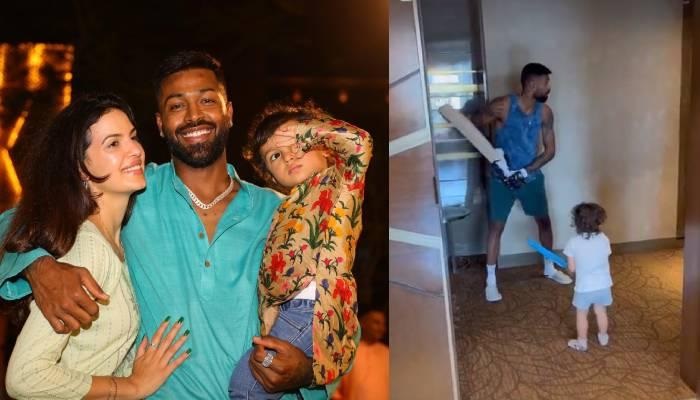 Hardik Pandya ने बेटे के साथ खेला फेवरेट गेम, वीडियो वायरल