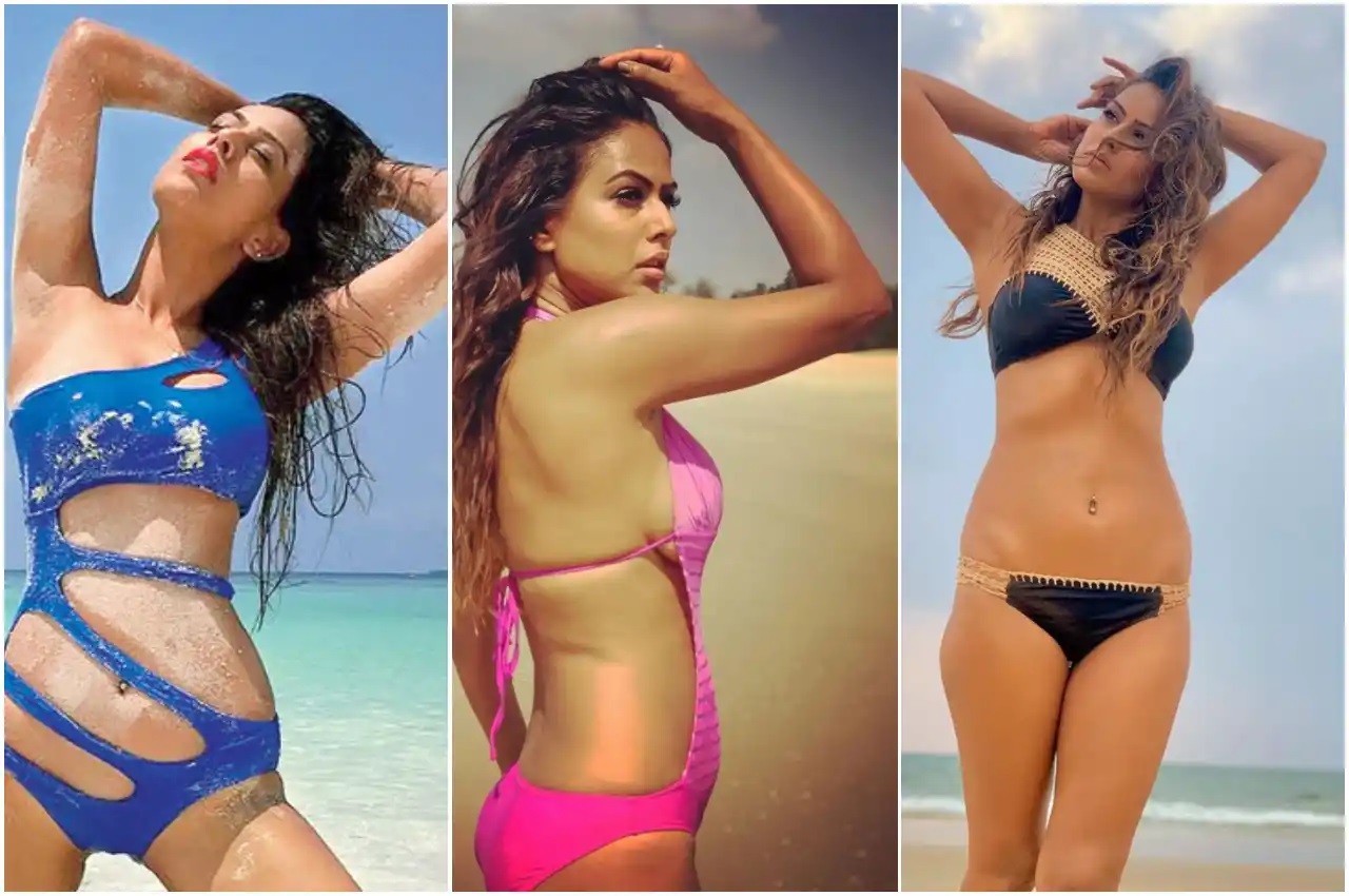 Nia Sharma ने नाव में दिखाना शुरु कर दी बोल्ड अदाएं, लोगों के छूटे पसीने