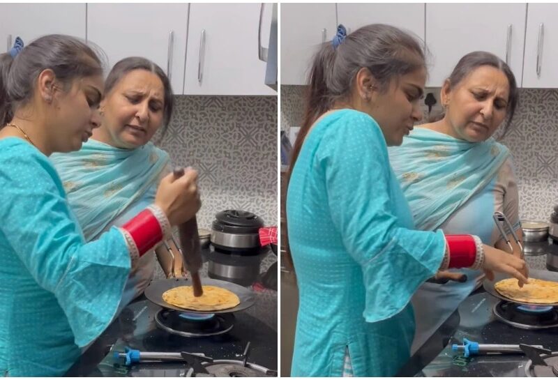 सास ने सिकवाई इंजीनियर बहू से रोटी, गुस्से में बहू ने उलटाया तवा, Video Viral
