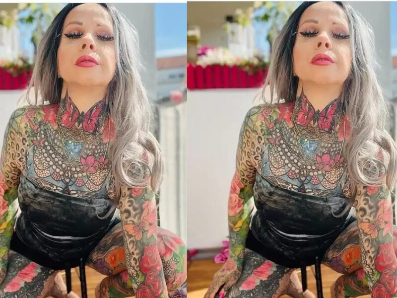 कपड़े पहनने से बतने के लिए महिला ने पूरे शरीर पर बनवाए Tattoo, फोटो हुई वायरल