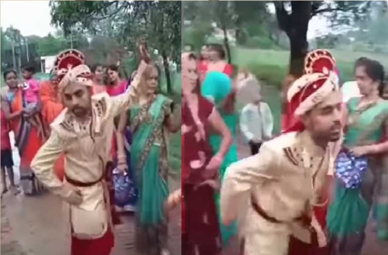 बारातियों को साइड कर दूल्हे ने शुरू किया डांस, कारनामा देख शरमा के भागे बराती, Viral Video