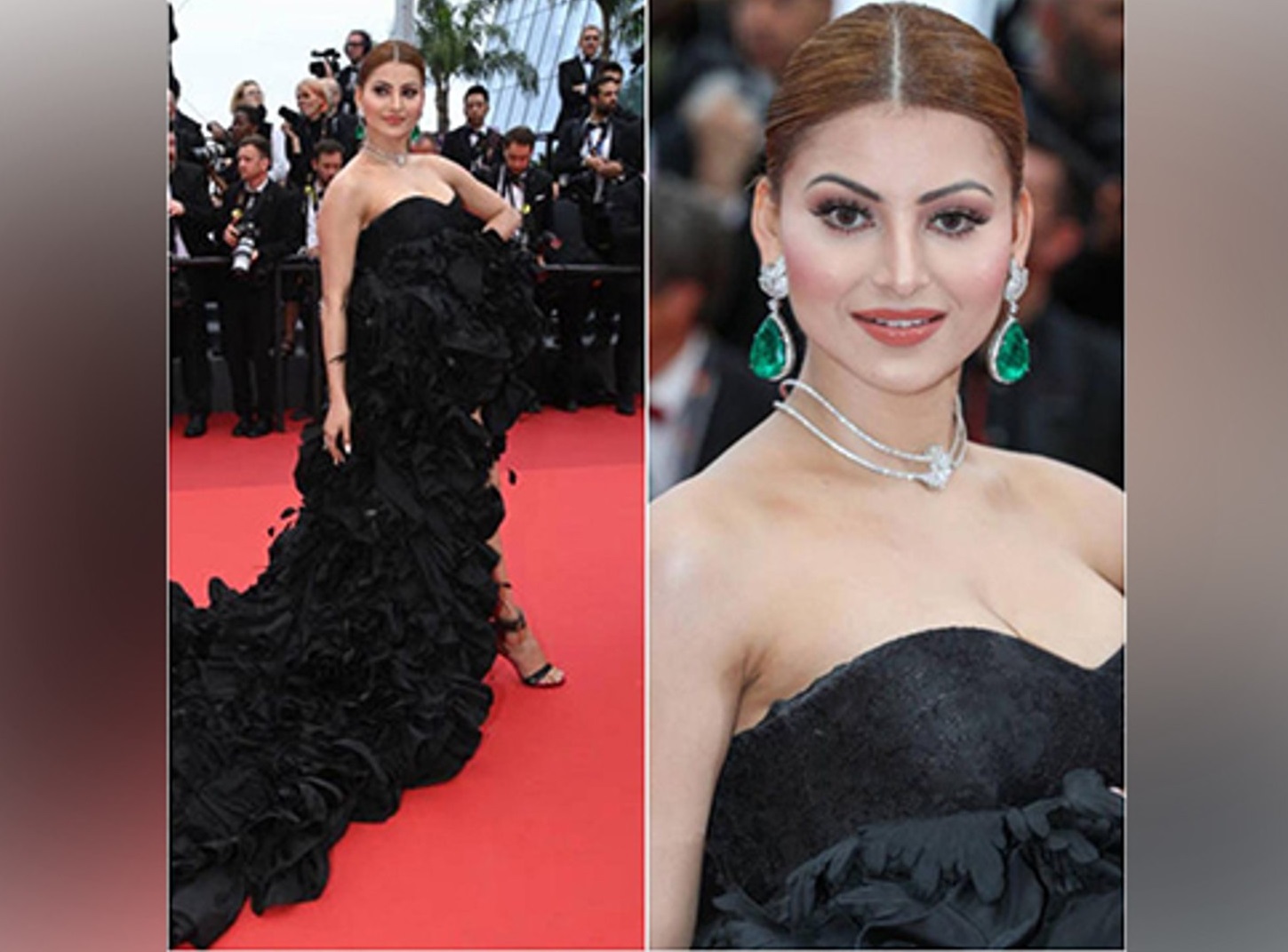 Cannes Film Festival 2022 में Urvashi Rautela ने ब्लैक ड्रेस में ढ़ाया कहर