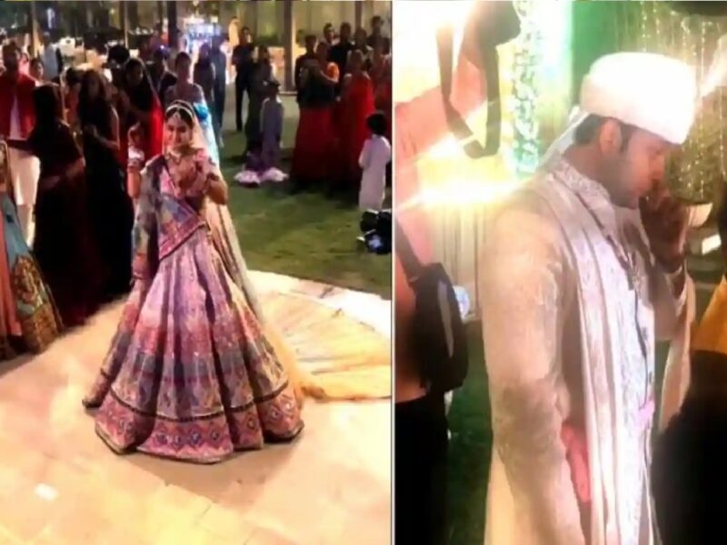 Bride की एंट्री देख दूल्हा को आ गया रोना, झर-झर बहने लगे आंखों से आंसू