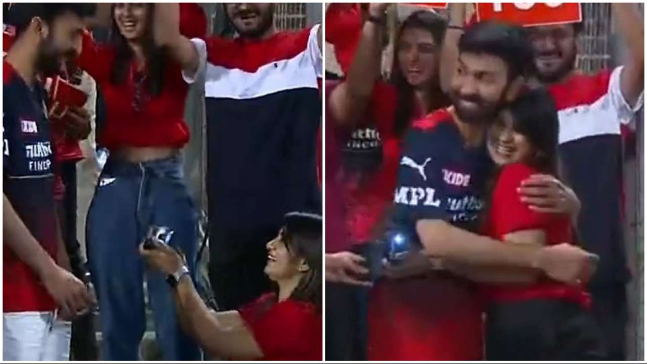 IPL 2022, RCB vs CSK: स्टेडियम में लड़की ने घुटने पर बैठ किया अपने बॉयफ्रेंड को प्रपोज, सोशल मीडिया पर वायरल हुई वीडियो