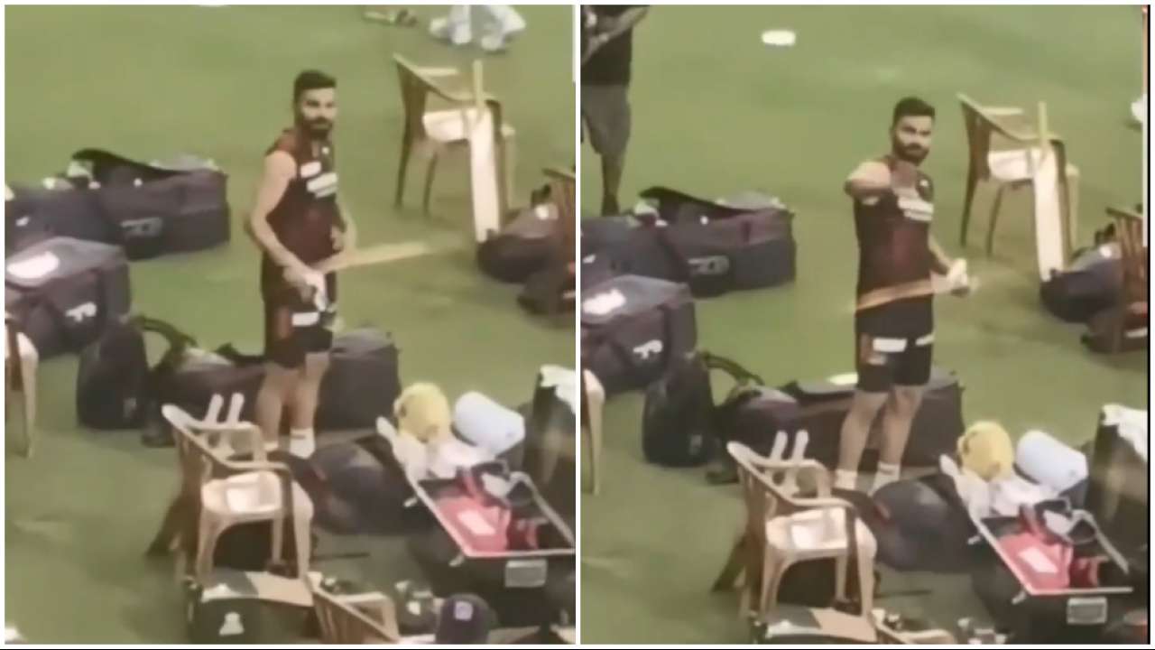 VIDEO: विराट कोहली जब अपने प्राइवेट पार्ट पर गार्ड लगा रहे थे तभी कैमरा घूम गया उनकी तरफ़, देखें वीडियो में फिर क्या हुआ