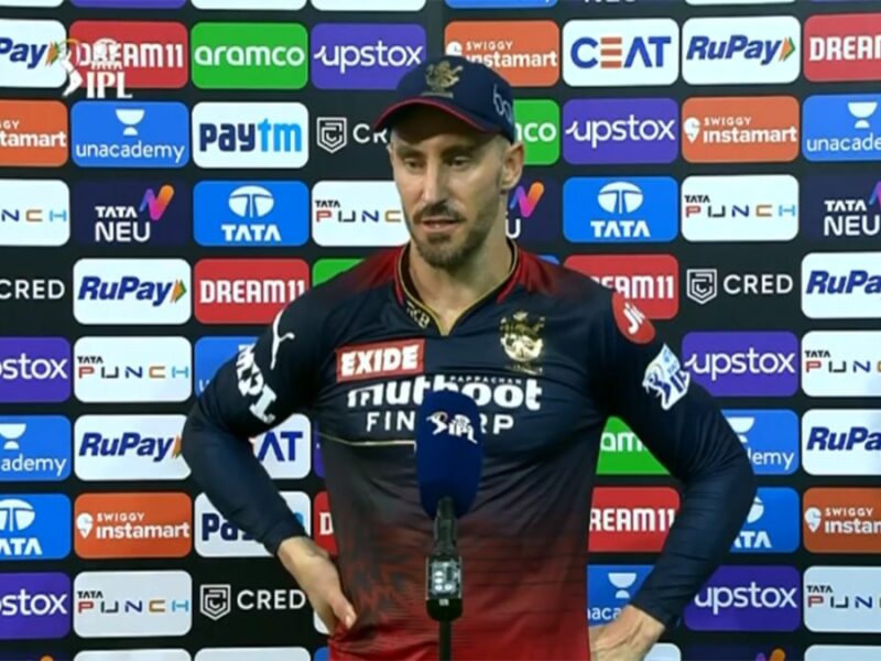 IPL 2022, RCB vs PBKS: फाफ डू प्लेसिस ने इस खिलाड़ी पर फोड़ दिया हार का ठीकरा, विराट के फॉर्म पर कही चौकाने वाली बात