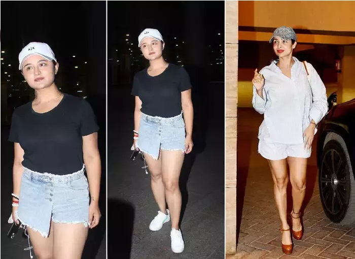 Rashmi Desai ने मिनी स्कर्ट पहन बढ़ाई लोगों के दिलों की धड़कन, मलाइका के लुक को किया कंपीट