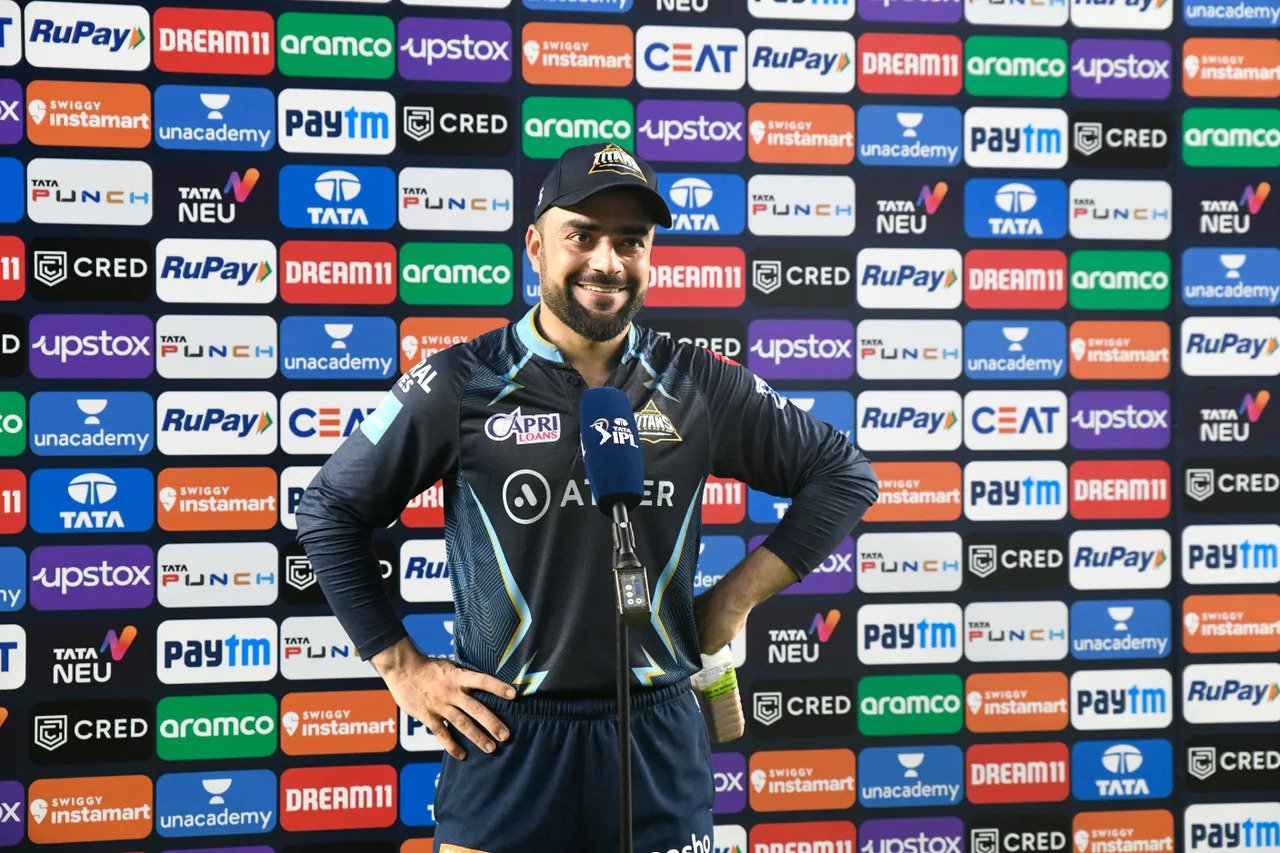 IPL 2022 FINAL, GT vs RR: फाइनल मैच में स्टार परफ़ॉर्मर राशिद खान ने गुजरात टाइटंस की टीम मीटिंग में जीत के फॉर्मूले का किया खुलासा