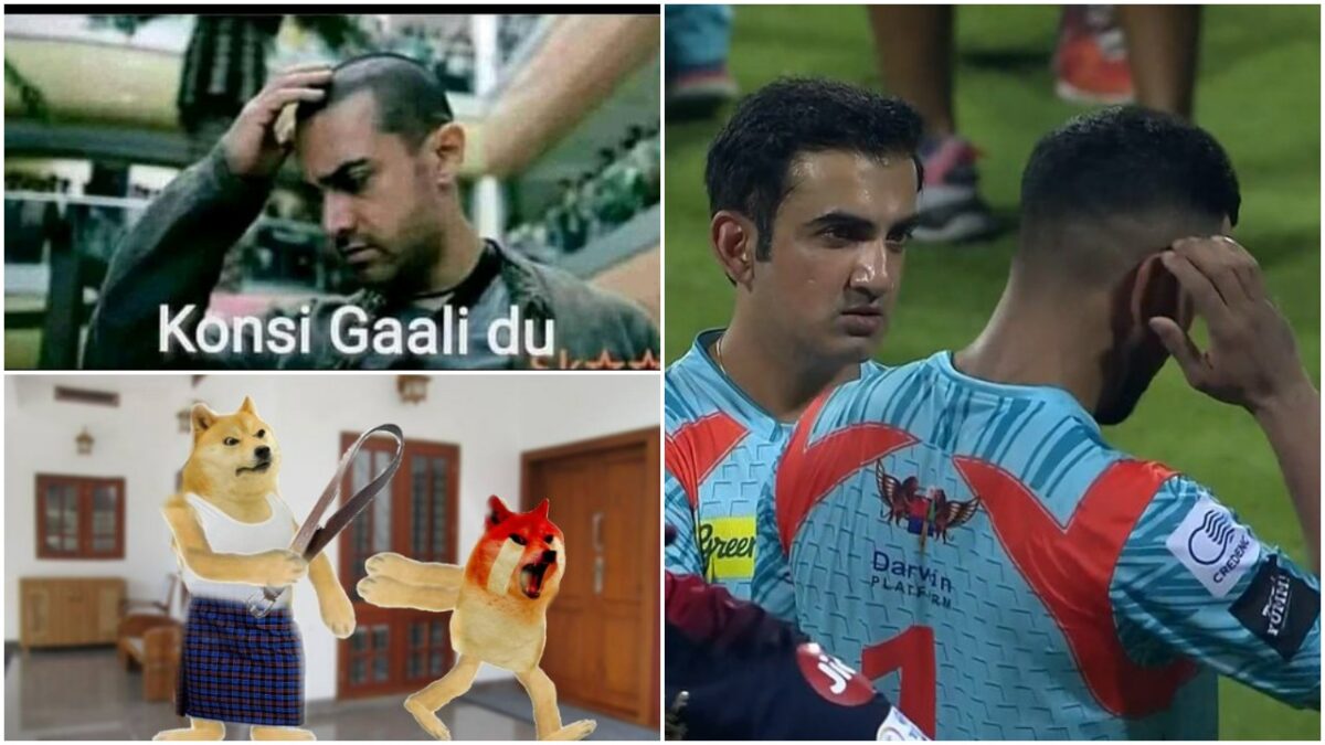 IPL 2022, LSG vs RCB, ELIMINATOR: फैंस ने कहा अब गौतम गंभीर करेंगे लखनऊ के खिलाड़ियो की पिटाई, वहीं केएल राहुल हुए जमकर ट्रोल