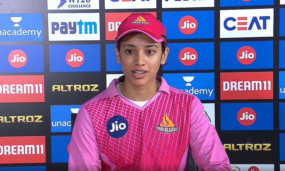 WT20 CHALLENGE 2022, TRL vs VEL: स्मृति मंधाना जीत के बाद भी इन खिलाड़ियो पर जमकर भड़की, बताया टीम क्यों नहीं फाइनल में पंहुची