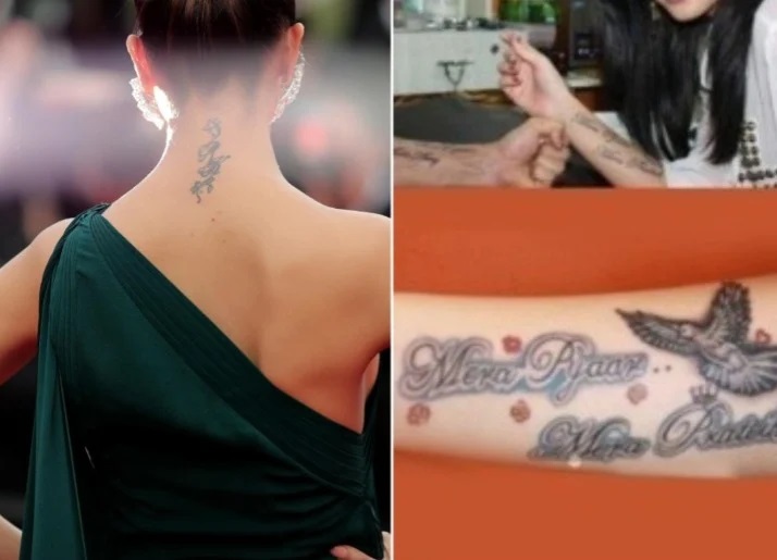 Bollywood के इन 4 सितारों ने पार कर दी प्यार की सारी हदें, अपने शरीर के पार्ट पर गुदवाया टैटू