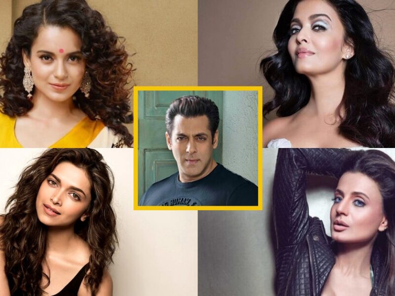 Bollywood की ये 5 मशहूर अदाकाराएं Salman Khan से रहती है काफी नाराज , नाम तक लेने से चिढ़ती है अभिनेत्रियां