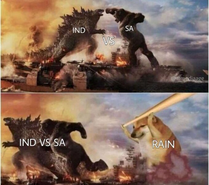 IND vs RSA: भारत और साऊथ अफ्रीका के बीच आखिरी टी-20 मैच में बारिश बना विलेन, सोशल मीडिया में फैंस ने उतारा गुस्सा