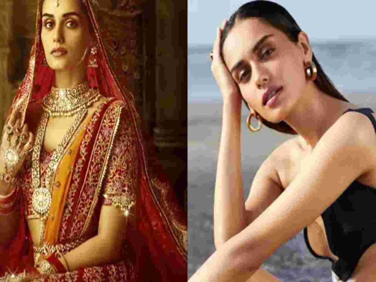 पृथ्वीराज की संयोगिता बनी Manushi Chhillar ने साड़ी में बिखेरी अदाएं, देख कर दंग रह गए लोग