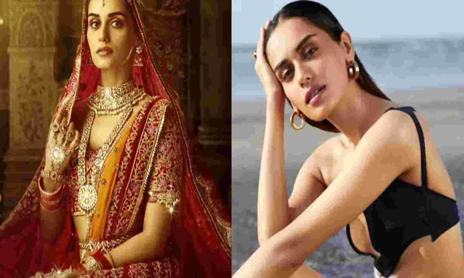 पृथ्वीराज की संयोगिता बनी Manushi Chhillar ने साड़ी में बिखेरी अदाएं, देख कर दंग रह गए लोग