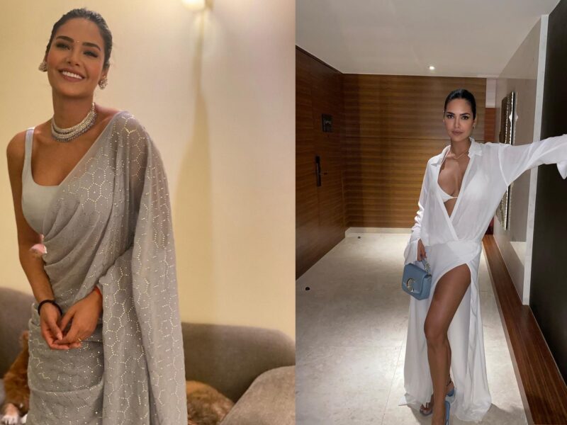 बोल्ड एक्ट्रेस Esha Gupta ने दिखाया देसी लुक, खूबसूरत साड़ी पहन चुराया फैंस का दिल