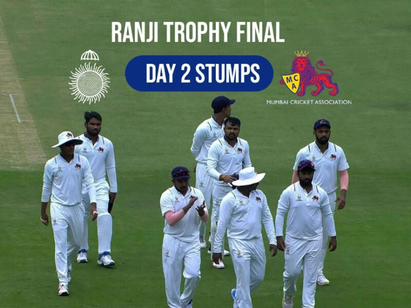 RANJI TROPHY FINAL 2022: दूसरे दिन सरफराज खान के शतक के बाद ऑल आउट हुई मुंबई, मध्य प्रदेश की स्तिथि मज़बूत