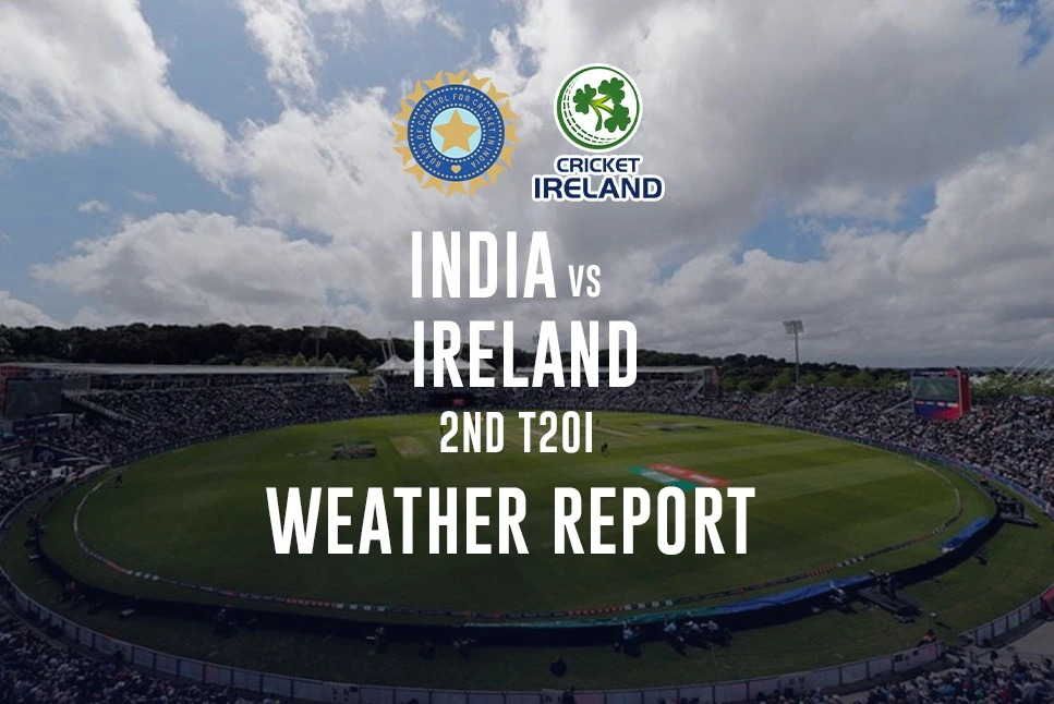IND vs IRE: क्या पहले मैच की तरह दूसरे मैच में भी बारिश करेगी मज़ा ख़राब? जानिए क्या कहती है डबलिन क्रिकेट स्टेडियम की मौसम रिपोर्ट