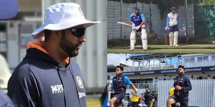 VIDEO: इंग्लैंड पहुंच कर भारतीय टीम ने शुरु की ट्रेनिंग, कप्तान रोहित, पुजारा, कोहली समेत सभी खिलाड़ियों ने बहाया पसीना