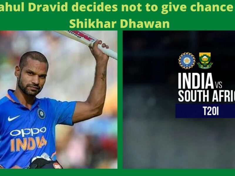 IND vs IRE: शिखर धवन को भारत की B टीम के लायक भी नहीं समझा, राहुल द्रविड़ ने फोन कर बताया क्यों नहीं मिला मौका