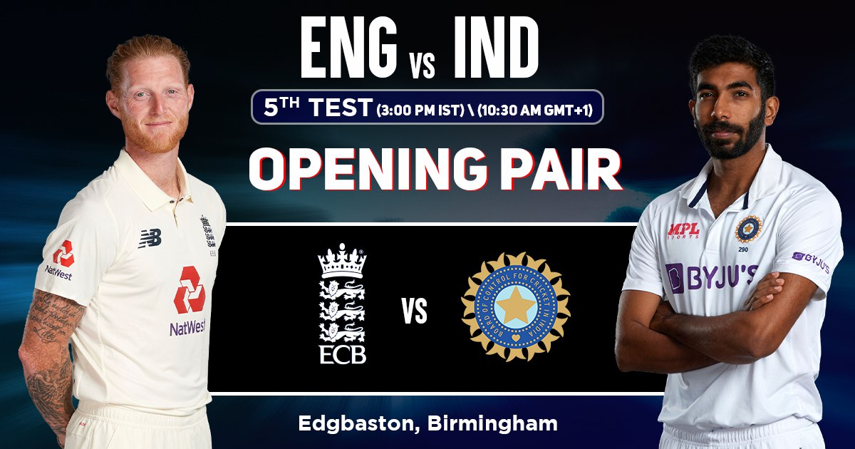 IND vs ENG: इंग्लैंड के ख़िलाफ़ आख़िरी टेस्ट में मैच कप्तान जसप्रीत बुमराह इन 2 खिलाडियों से करवाएंगे पारी की शुरुआत
