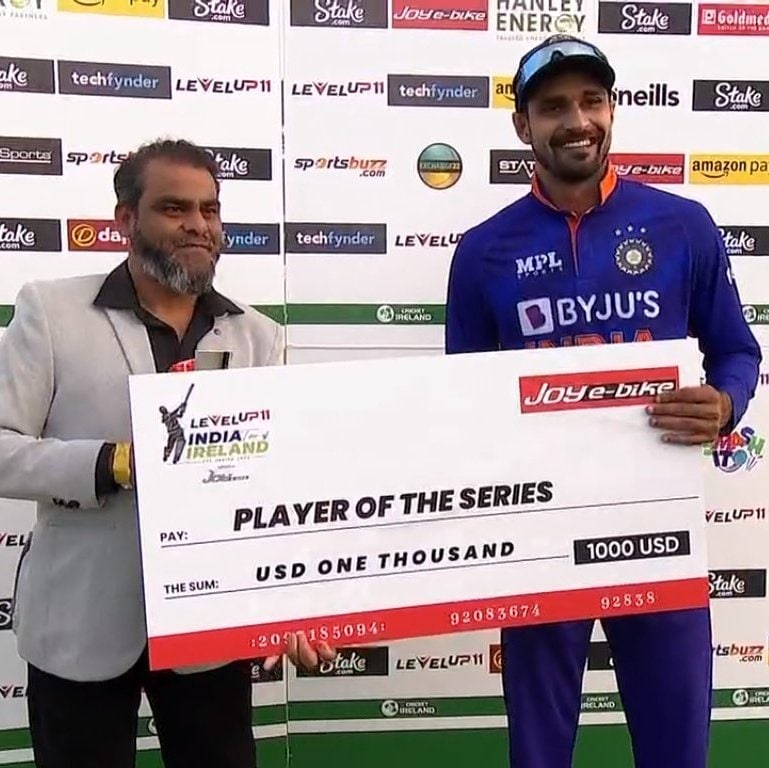 IND vs IRE: प्लेयर ऑफ़ द मैच और सीरीज दीपक हुड्डा ने खोले अपने पत्ते, टीम के इस खिलाड़ी को बताया बचपन को दोस्त