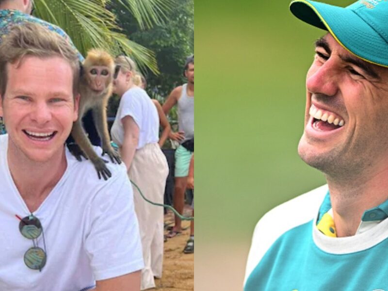 Steve Smith ने बंदर के साथ खींची फोटो, पैट कमिंस ने कमेंट में कर दी बेइज्जती