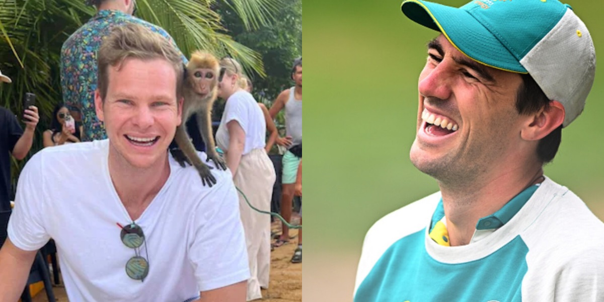 Steve Smith ने बंदर के साथ खींची फोटो, पैट कमिंस ने कमेंट में कर दी बेइज्जती