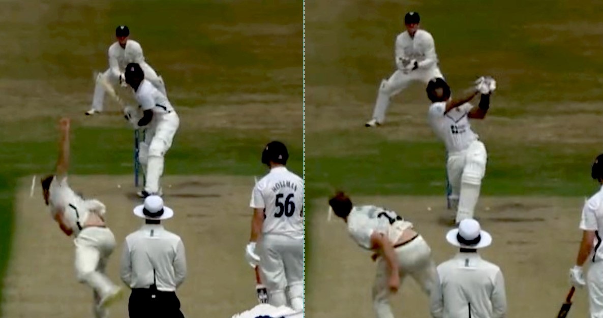 तेज गेंदबाज Umesh Yadav ने लगाया ऐसा छक्का , देखकर लोगों के उड़े होश, देखें वीडियो