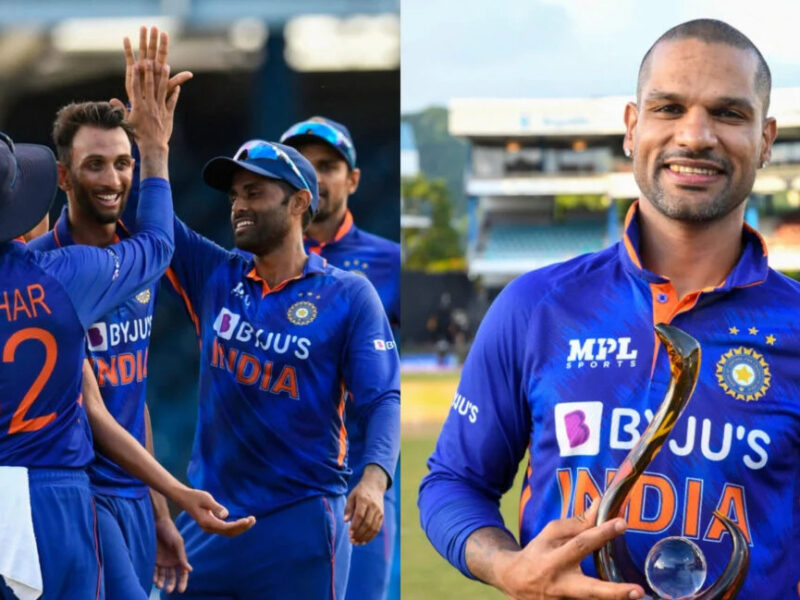 IND vs WI: वेस्टइंडीज के खिलाफ वनडे सीरीज जीतने पर कप्तान शिखर धवन ने इस खिलाडी को दिया जीत का श्रेय, कहा- “मुझे इन पर गर्व..."