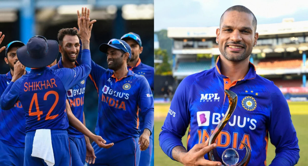 IND vs WI: वेस्टइंडीज के खिलाफ वनडे सीरीज जीतने पर कप्तान शिखर धवन ने इस खिलाडी को दिया जीत का श्रेय, कहा- “मुझे इन पर गर्व..."
