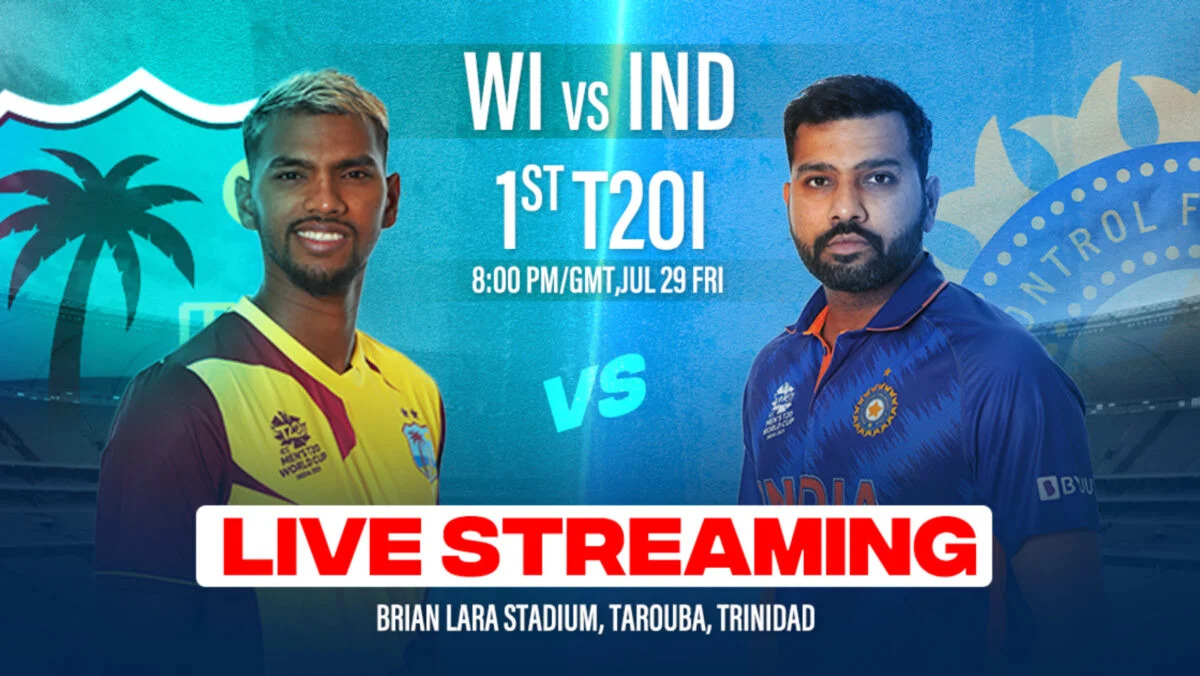 IND vs WI: भारत बनाम वेस्टइंडीज के बीच पहला टी20 मैच कब कहां और कितने बजे देखें ? जानिए रोमांच मैच लाइव स्ट्रीमिंग डिटेल्स