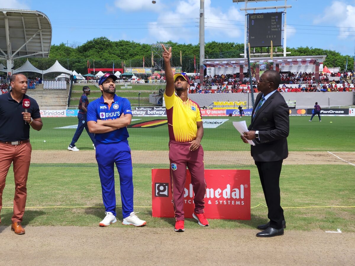 IND vs WI: वेस्टइंडीज ने भारत के खिलाफ पहले टी20 में जीता टॉस! पहले गेंदबाज़ी का फैसला, जानिए रोहित शर्मा की टीम में किसे मिला है मौका