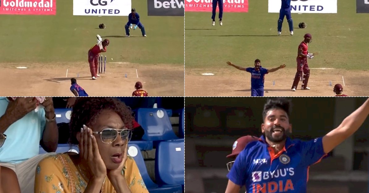 IND vs WI: मोहम्मद सिराज ने बैक टू बैक 2 विकेट लेकर वेस्टइंडीज की तोड़ी कमर, मियां मैजिक का ये वीडियो हो रहा वायरल