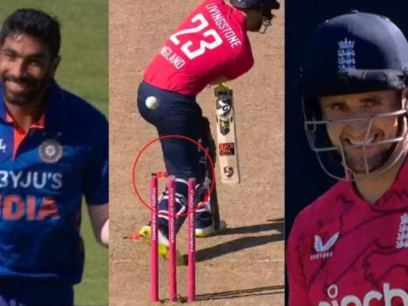 IND vs ENG: इंग्लैंड के लिविंगस्टोन को क्लीन बोल्ड करने के बाद बुमराह ने दिया ऐसा रिएक्शन, बल्लेबाज़ भी मुस्कुराते हुए गया बाहर, देखें वीडियो