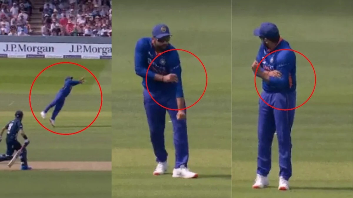 IND vs ENG: इंग्लैंड के खिलाफ दूसरे वनडे में घायल होने से बाल बाल बचे कप्तान रोहित शर्मा, देखें वायरल वीडियो