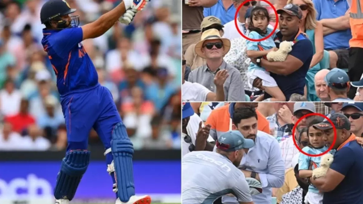 IND vs ENG: रोहित शर्मा ने खेला अपना फेवरेट पुल शॉट और गेंद सीधा छोटी बच्ची को जा लगी, दौड़ के भागी मेडिकल टीम, देखें VIDEO