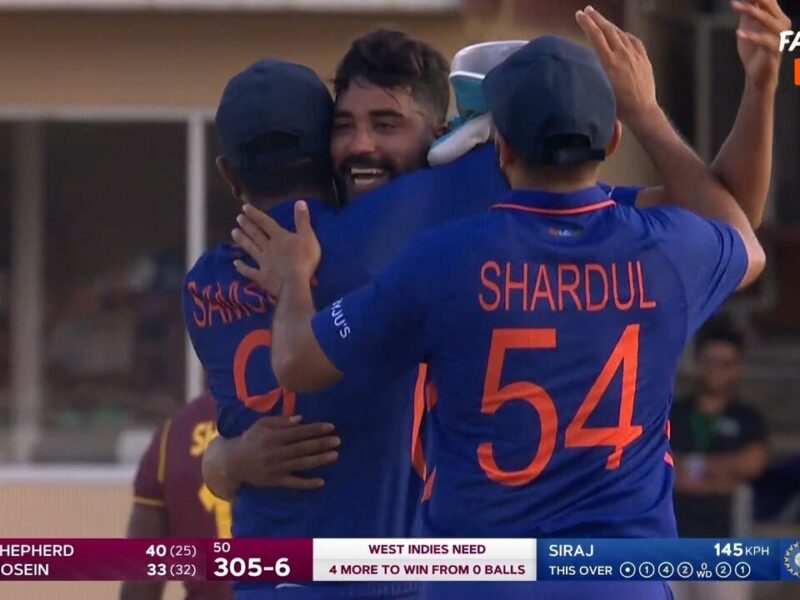 IND vs WI: मोहम्मद सिराज ने 3 रनों की जीत में निभाई सबसे बड़ी भूमिका, सोशल मीडिया में फैंस ने जमकर लुटाया प्यार
