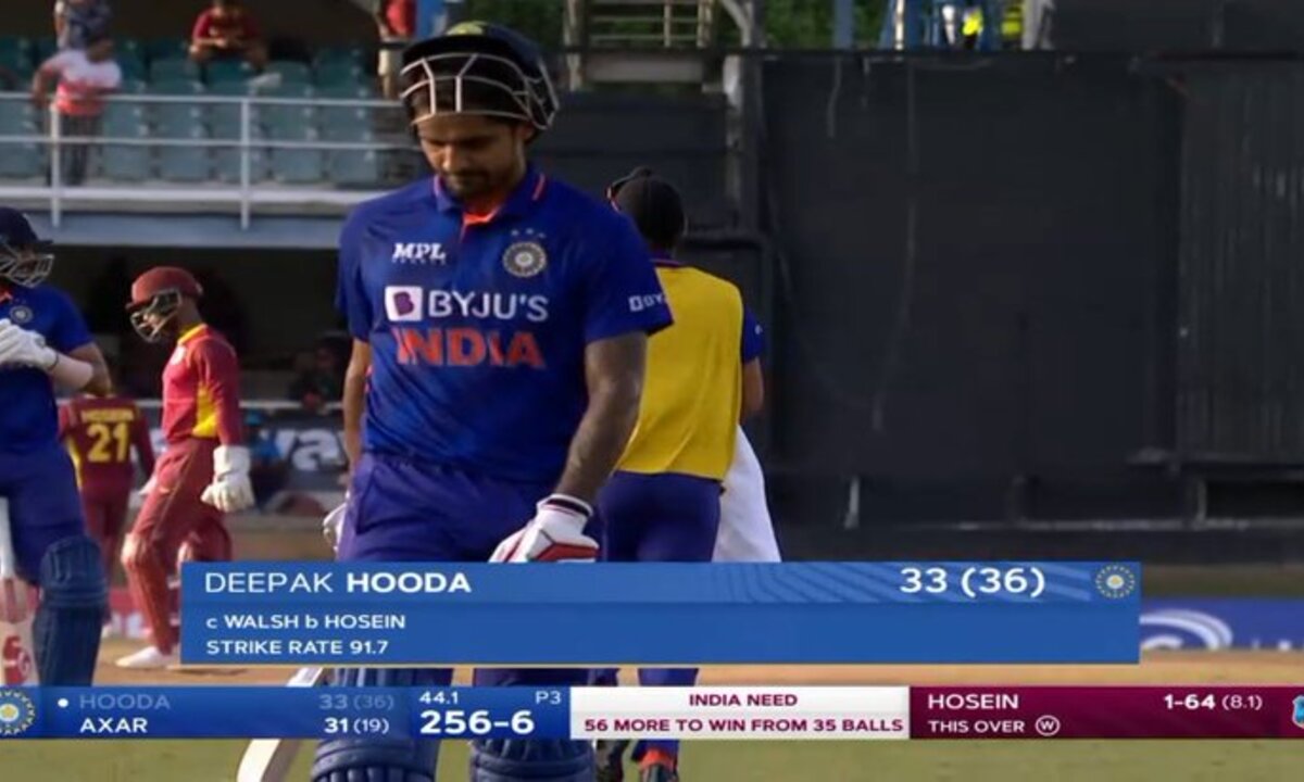 IND vs WI: 2 विकटों से जीता मुकाबला मगर दीपक हुड्डा की पारी ने फैंस का किया दिमाग खराब, सोशल मीडिया में जमकर हुए ट्रोल