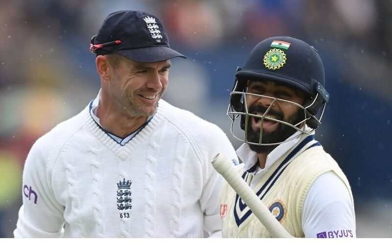 IND vs ENG: "मैंने सुना आपकी टीम कप्तान खोजने के लिए संघर्ष कर रही है", कोहली और एंडरसन की वायरल तस्वीर पर फैंस ले रहे मज़े