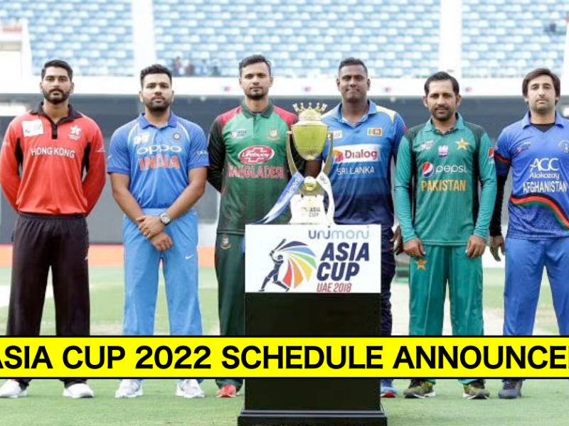 Asia Cup 2022: साफ हुआ एशिया कप 2022 का शेड्यूल, भारत-पाकिस्तान के साथ इस टीम ने बनाई ग्रुप ए में अपनी जगह