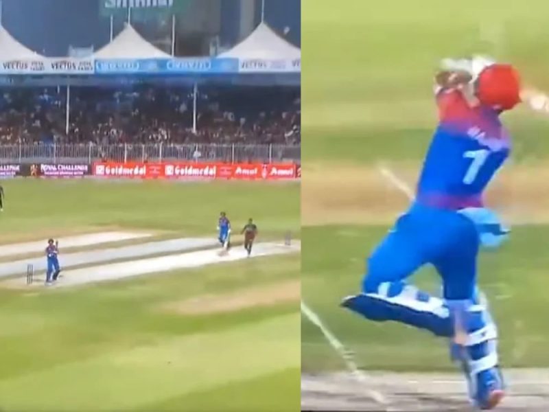 BAN vs AFG: बांग्लादेश के खिलाफ नजीबुल्लाह ज़दरान नाम का आया तूफ़ान, छोटी गेंद पर ऐसा छक्का नहीं देखा होगा पहले, देखे VIDEO