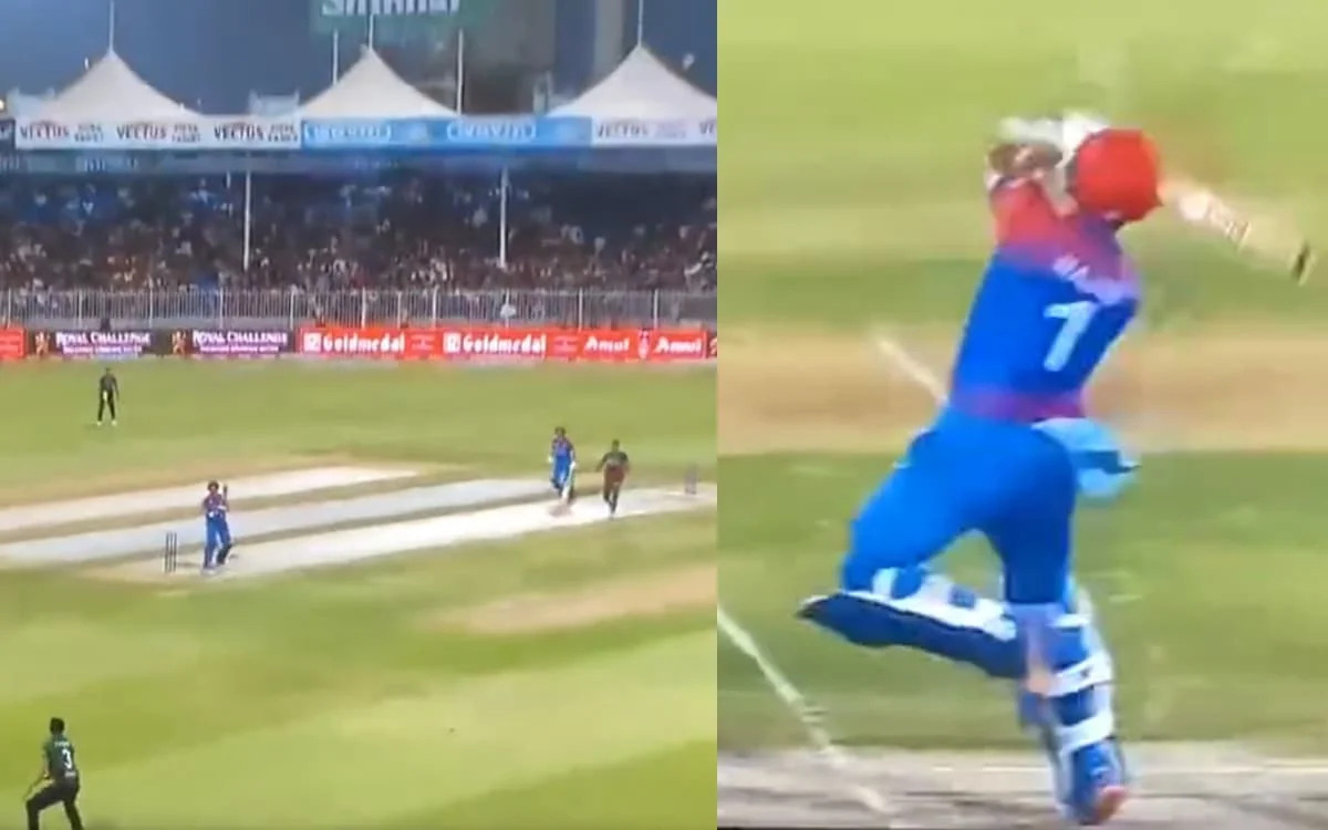 BAN vs AFG: बांग्लादेश के खिलाफ नजीबुल्लाह ज़दरान नाम का आया तूफ़ान, छोटी गेंद पर ऐसा छक्का नहीं देखा होगा पहले, देखे VIDEO
