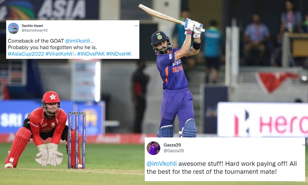 IND vs HK: "विराट के कमबैक की खुशी एक तरफ"- विराट कोहली की शानदार विंटेज पारी देख फैंस का दिल हुआ गॉर्डन-गॉर्डन