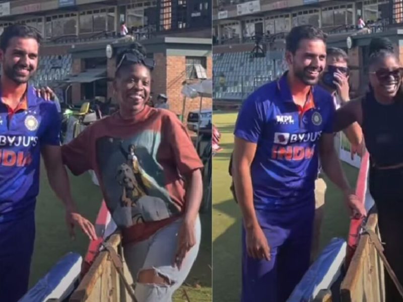 IND vs ZIM: दीपक चाहर को मैदान पर वापस देख दीवानी हुई महिला फैंस, किसी तरह बचकर निकले वहां से तेज गेंदबाज