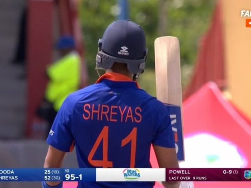 IND vs WI: श्रेयस अय्यर की शानदार पारी के बल पर भारत ने बनाए 188 रन, अय्यर की धमाकेदार वापसी ने फैंस को बनाया दीवाना