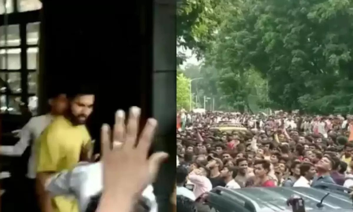 रोहित शर्मा की एक झलक देखने के लिए बेकाबू हुए फैंस, होटल के बाहर लग गया जमावड़ा, वायरल हुआ वीडियो